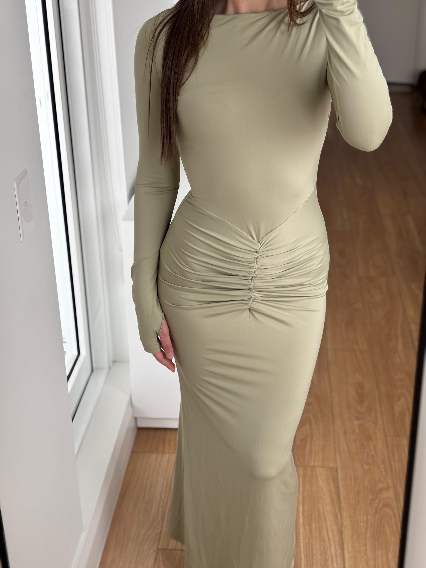 Tammy - Rouched Waist Bodycon Dress