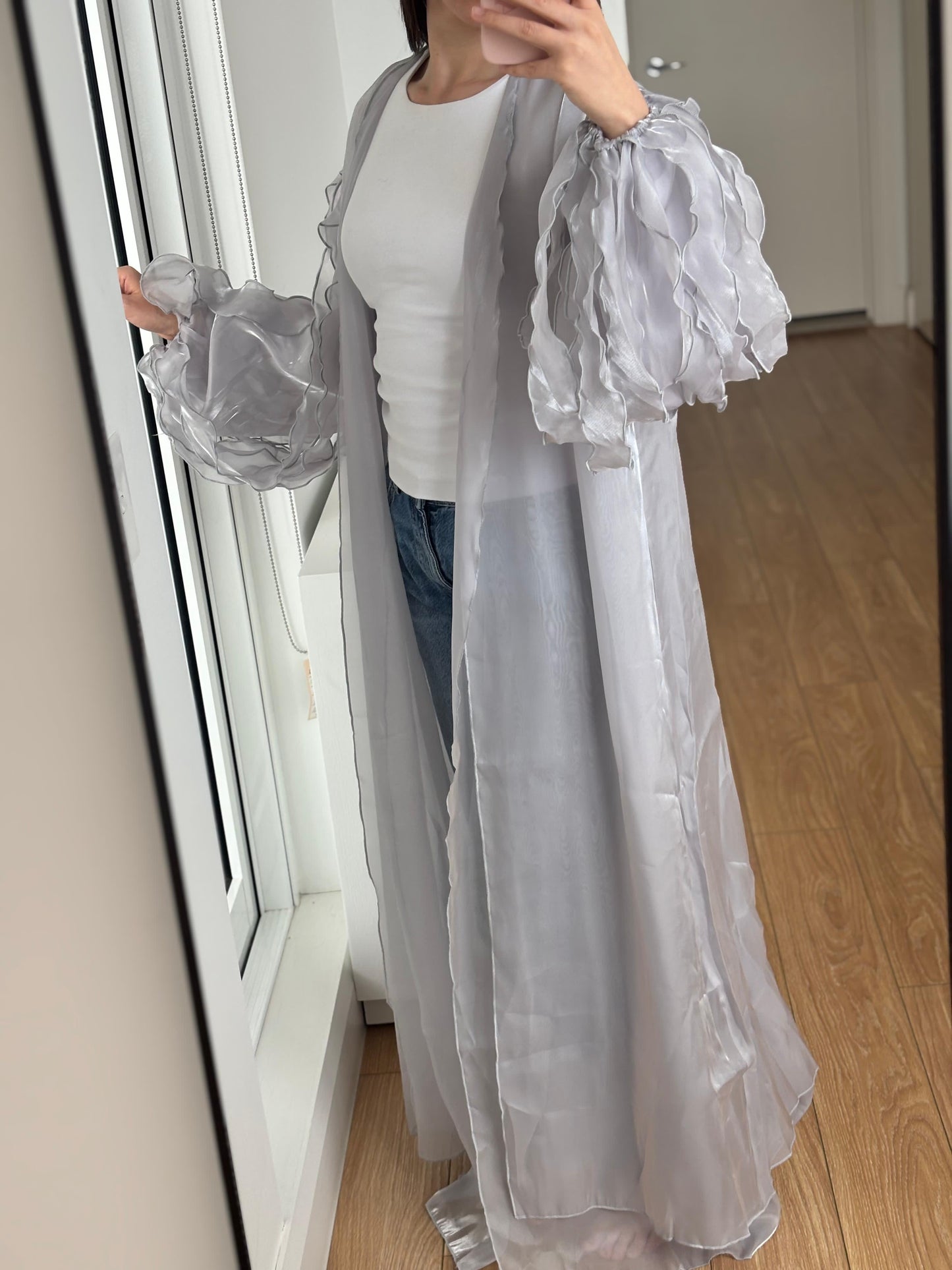 Loujain - Frill Sleeve Jacket