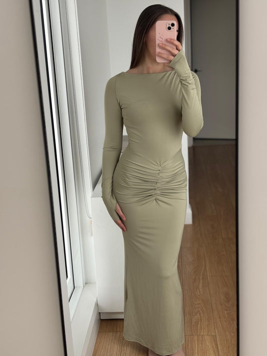 Tammy - Rouched Waist Bodycon Dress